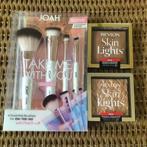 💗 Highlighter, Bronzer & Makeup Brush Bundle 💗